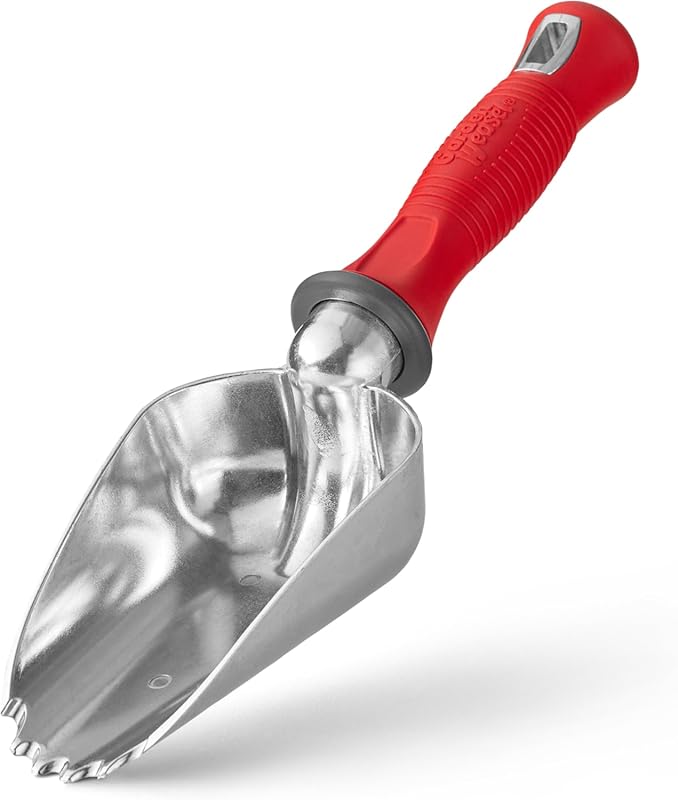 Garden Weasel Potting Scoop Oversized Heavy Duty Soil Scoop for Diggin