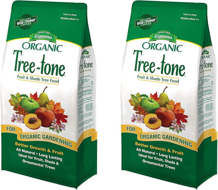 Espoma Organic Tree-Tone 6-3-2 Fertilizer for Peach, Apple, Shade Tree