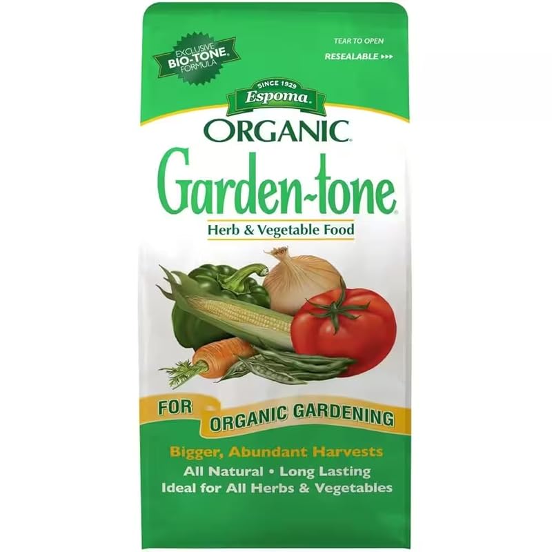 Espoma Organic Garden-Tone 3-4-4 Vegetable & Herb Fertilizer for Cool 