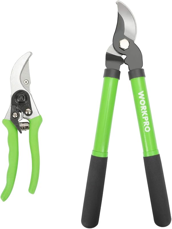 WORKPRO W151010 Limb and Branch Pruner Tool Set with Heat-Treated Stee