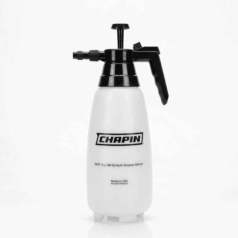 Chapin 10031 68oz Pump Sprayer: Translucent Poly Tank, Adjustable Bras