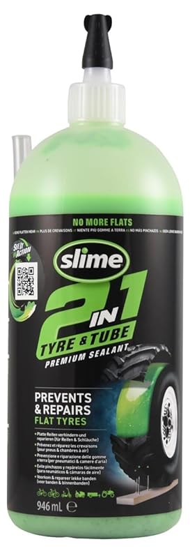 Slime 10194 2-in-1 Tire & Tube Sealant - All Off-Highway Tire and Tube