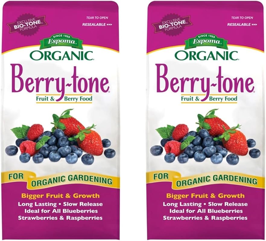 Espoma Organic Berry-Tone 4-3-4 Fertilizer & Plant Food for All Berrie