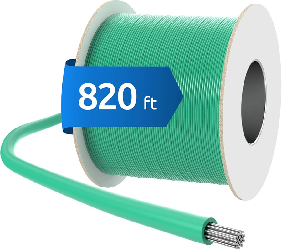 ECENCE 820ft Universal Boundary Wire for Robotic Lawnmowers, Compatibl
