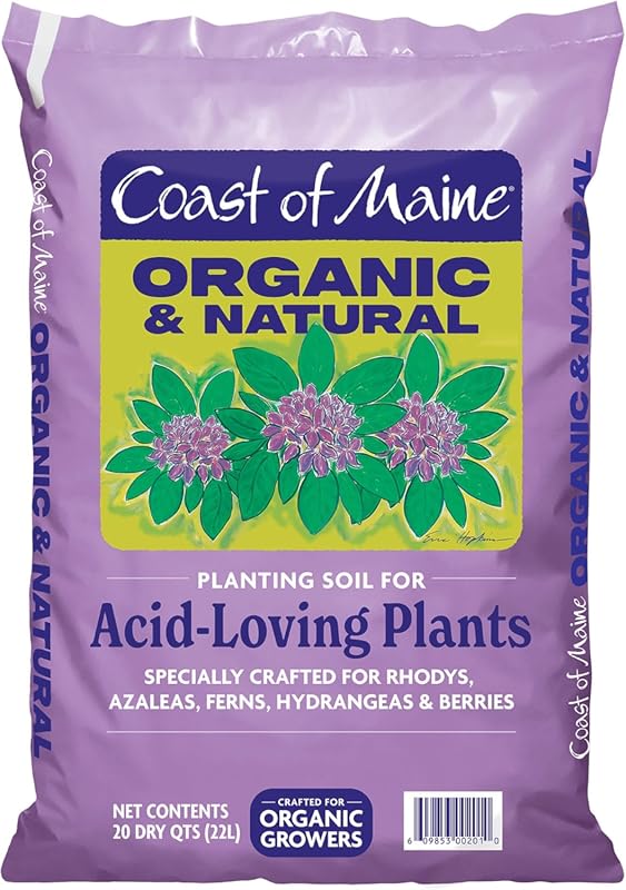 Coast of Maine Organic Planting Soil for Acid-Loving Plants: Low pH, E