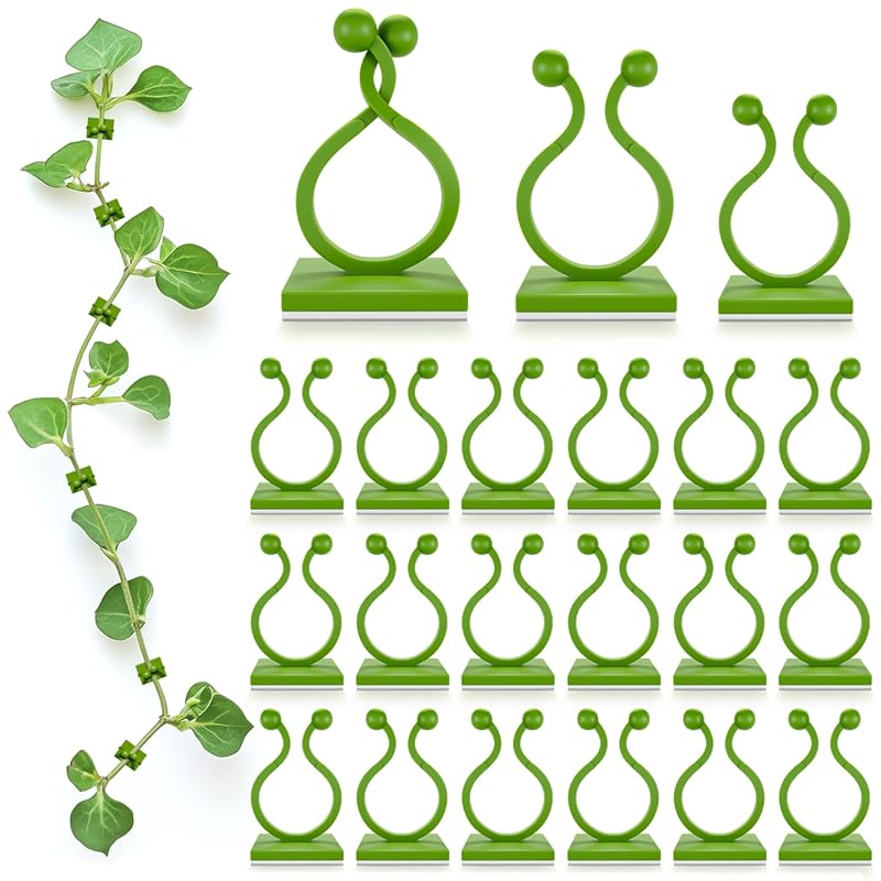 110-Piece Plant Wall Clips: Self-Adhesive Support for Climbing Plants