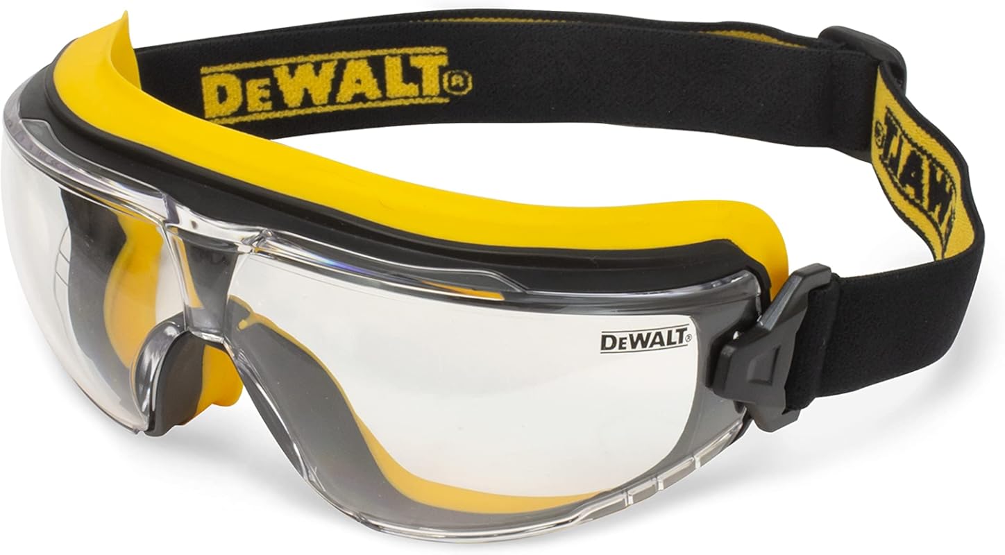 DEWALT DPG84 Anti-Fog Clear Safety Goggles – Insulator Design for Cold