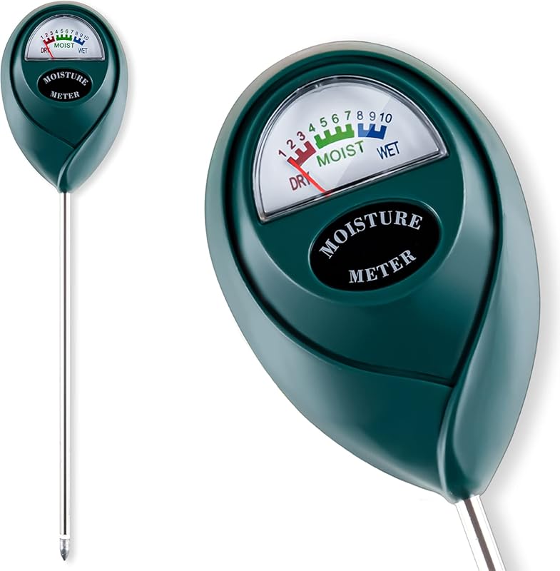 Green Soil Moisture Meter: No Battery Plant Water Meter for House and 