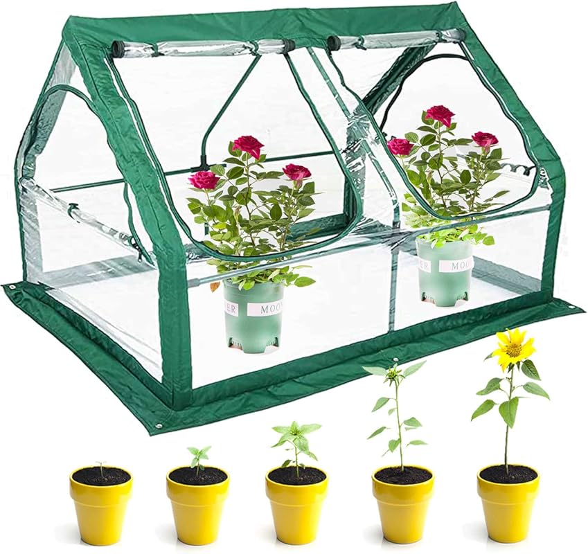 Portable Greenhouse for Garden Bed, Easy Set-Up Flower House and Plant