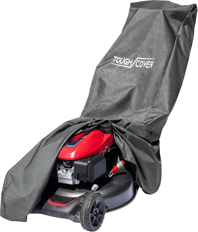 Tough Cover Zero Turn Lawn Mower Cover - 94x19.5x13.5 in, 600D Black H