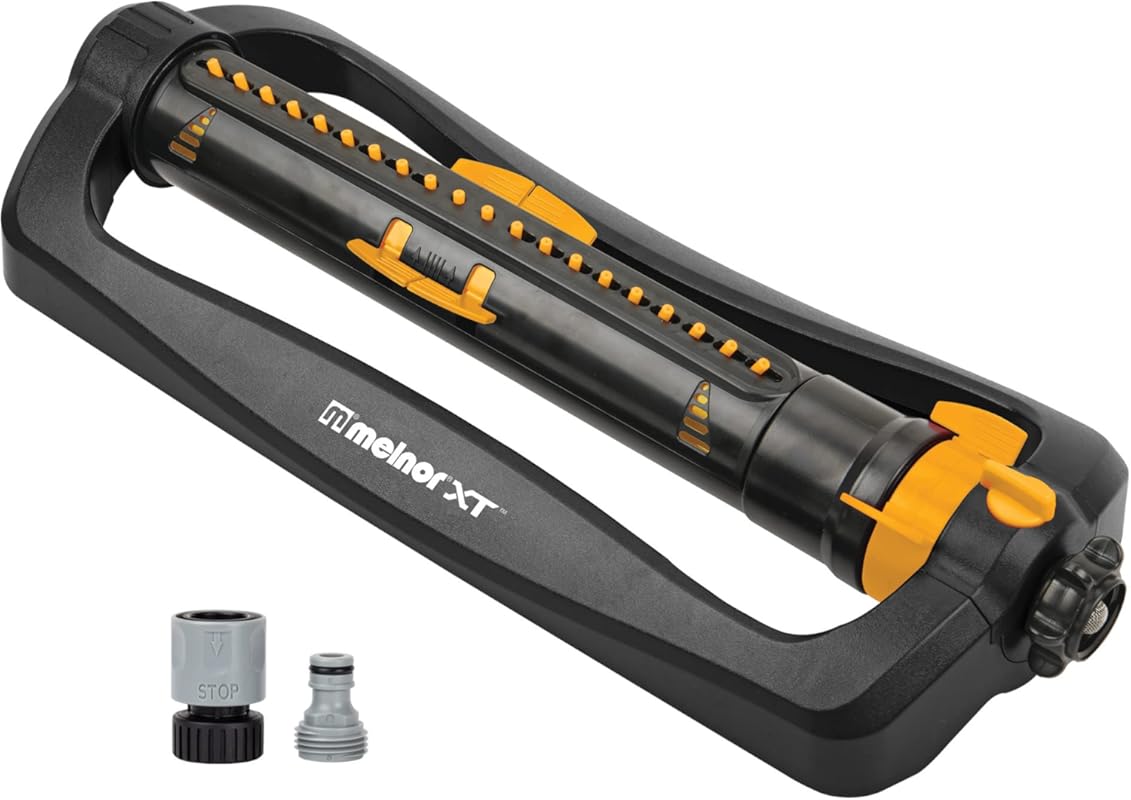 Melnor 65167AMZ XT Turbo Oscillating Sprinkler: 4,500 sq. ft. Coverage