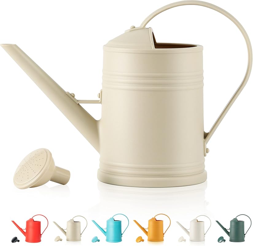 Plastic Watering Can for Indoor Plants and Flowers with Sprinkler Head