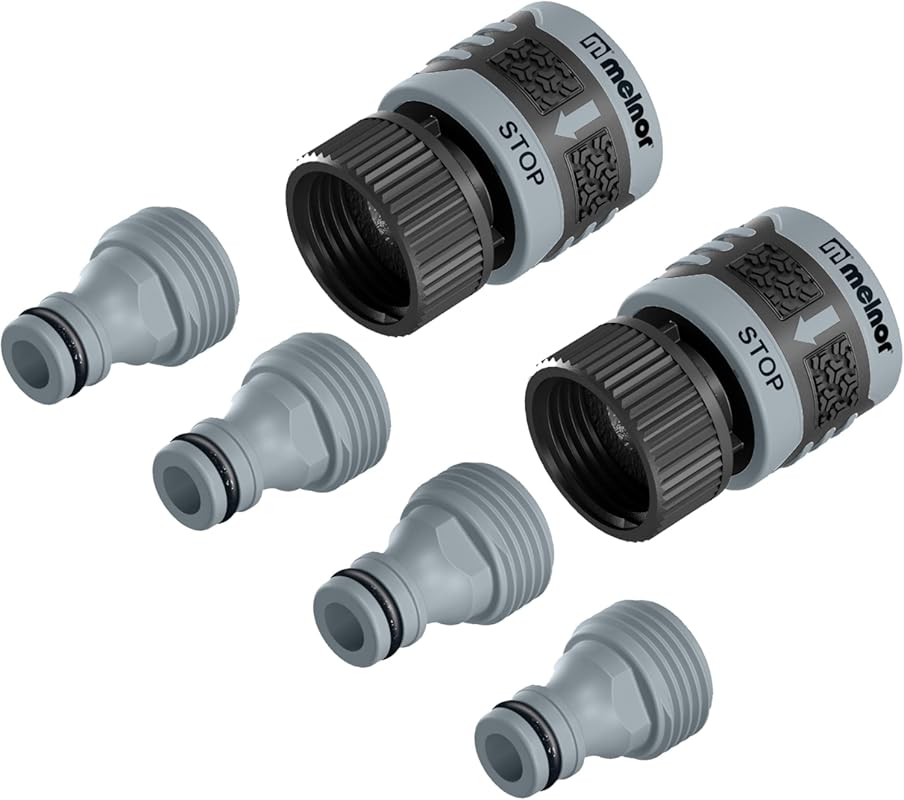 Melnor 65175AMZ 6 Piece Quick Connect Starter Set Bundle with Adapter