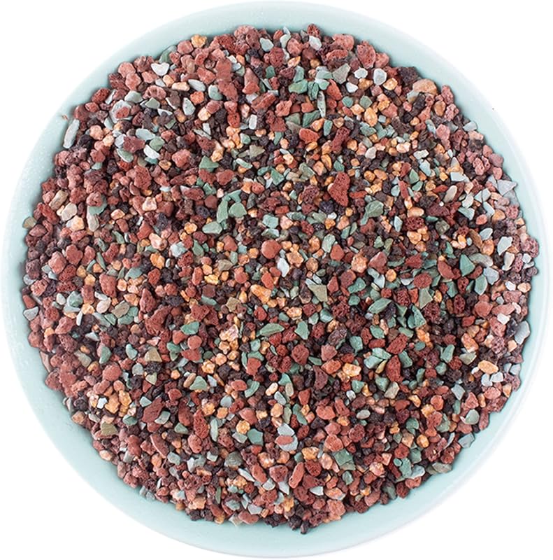 Mix Lava Rocks 3lb: gravel for bonsai, succulent, cactus soil, vase fi
