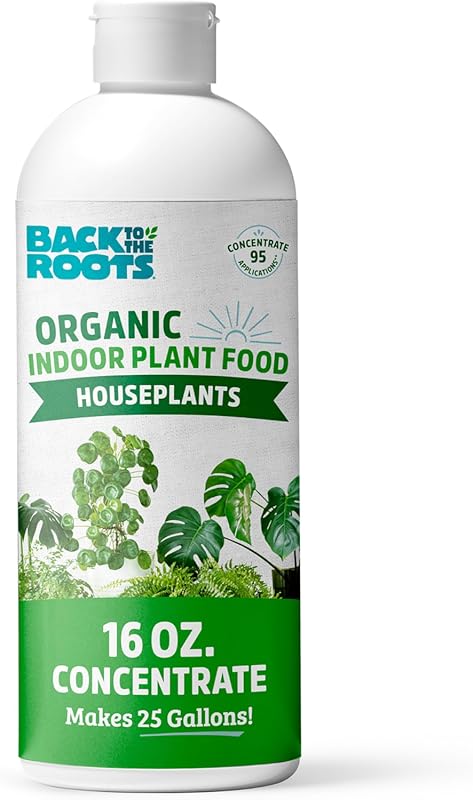 Back to The Roots Organic Indoor Plant Food - 16oz Value Size Provides