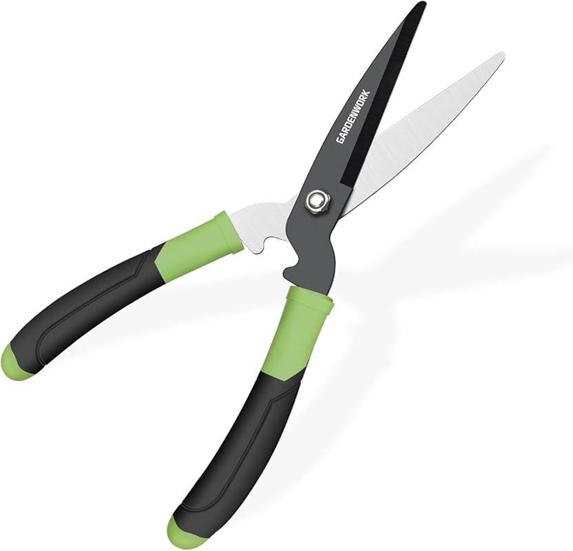 GARDENWORK 16-Inch Hedge Shears Feature Teflon-Coated High Carbon Stee