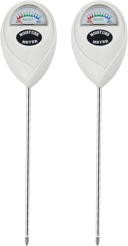 2-Pack Soil Moisture Meter: No Battery for House Plants, Gardens, Farm