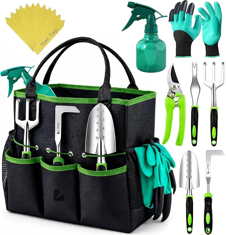 GROWIT Heavy Duty Ergonomic Gardening Tools Set – Durable and Perfect 