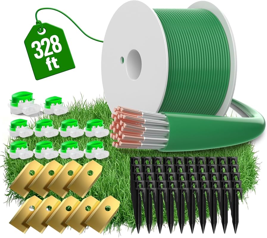 Headley Tools 100m Universal Boundary Wire for Robotic Lawn Mowers wit