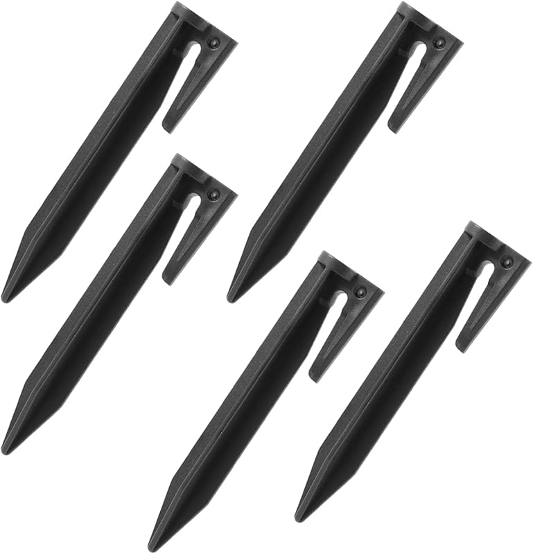100-Piece 3.3-Inch Plastic Boundary Wire Stake Kit Compatible with Hus
