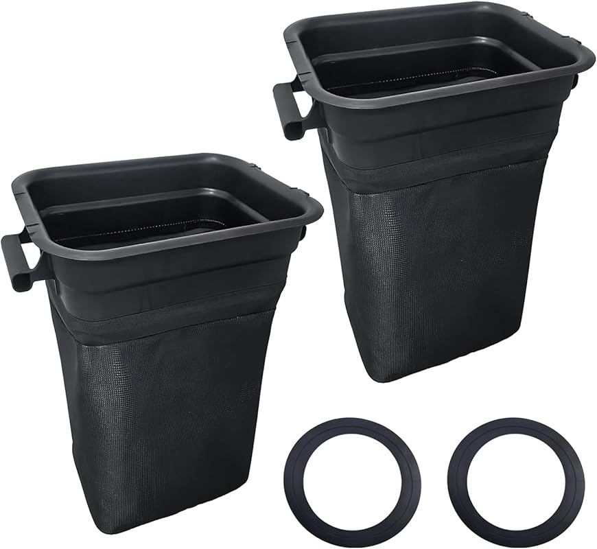 deawater 2-Pack Soft Grass Bag with Gasket for Husqvarna Craftsman Ari