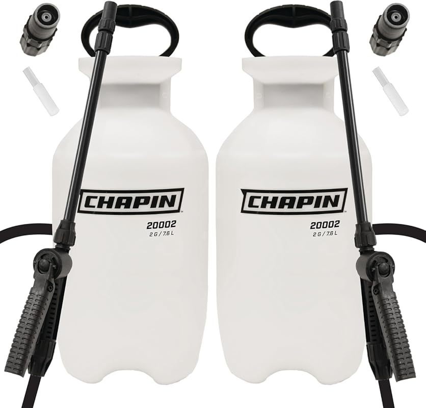 Chapin 20024 2-Gallon Sprayer: Translucent Poly Tank, Funnel-Top, Sure