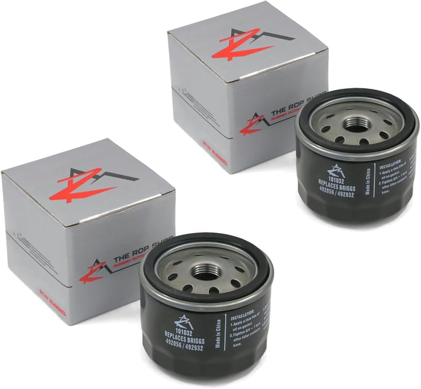 The ROP Shop 2-Pack Lawn Mower Oil Filters for Gravely 21551600 120500