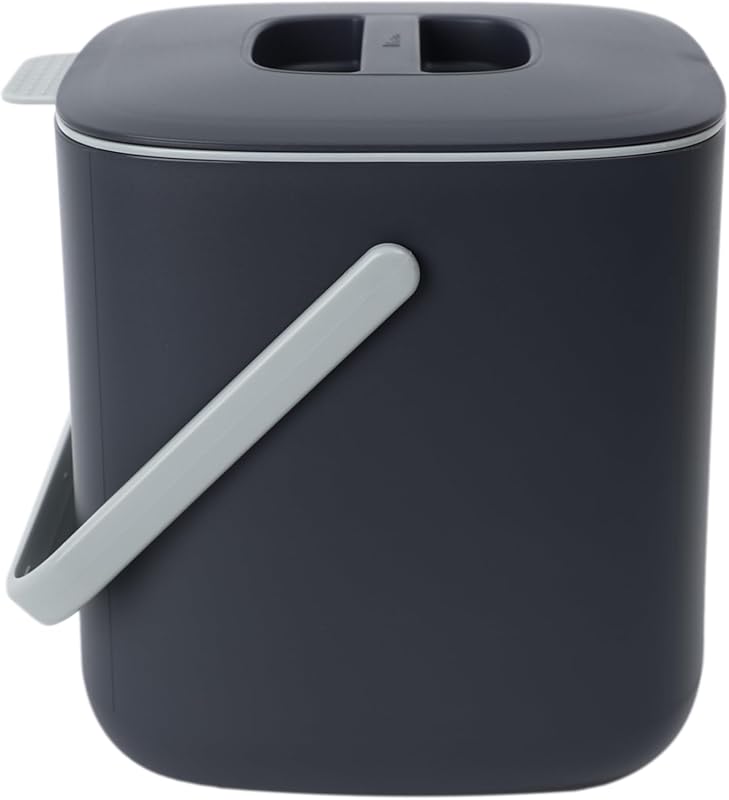 Blue Ginkgo 2.6L Filter-Free Compost Bin - Odor-Tight Countertop Food