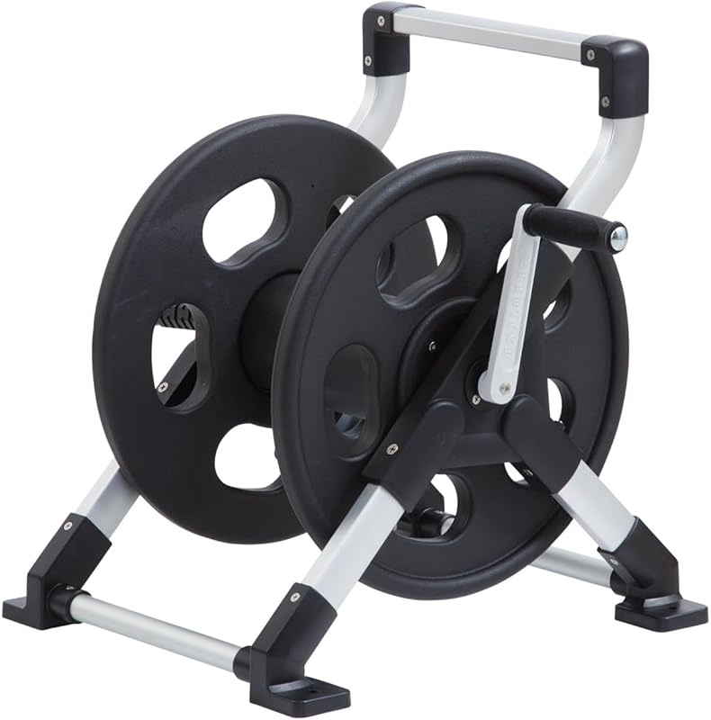 Liberty Garden 306 Explorer Floor Wall Mount Hose Reel Aluminum Holds 