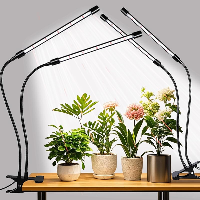 168-LED Clip Grow Light for Indoor Plants with Full Spectrum White/Red