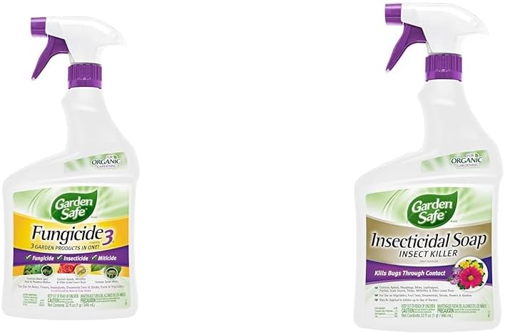Garden Safe Fungicide and Insecticidal Soap Ready-to-Use Sprays Bundle