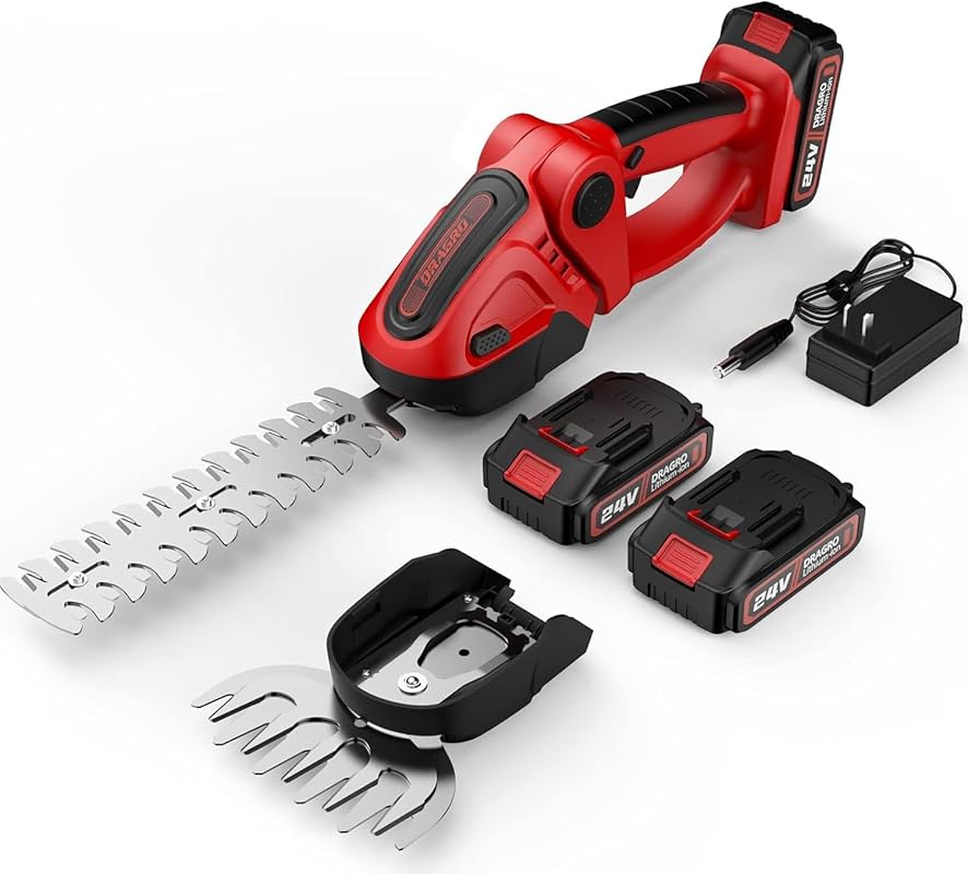 Generic 24V Cordless 2-in-1 Grass Cutter and Shrub Trimmer with 2x 2.0