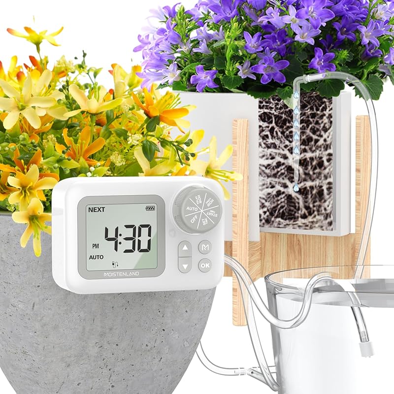 Automatic Plant Watering System for 15 Indoor Plants - Programmable Ti