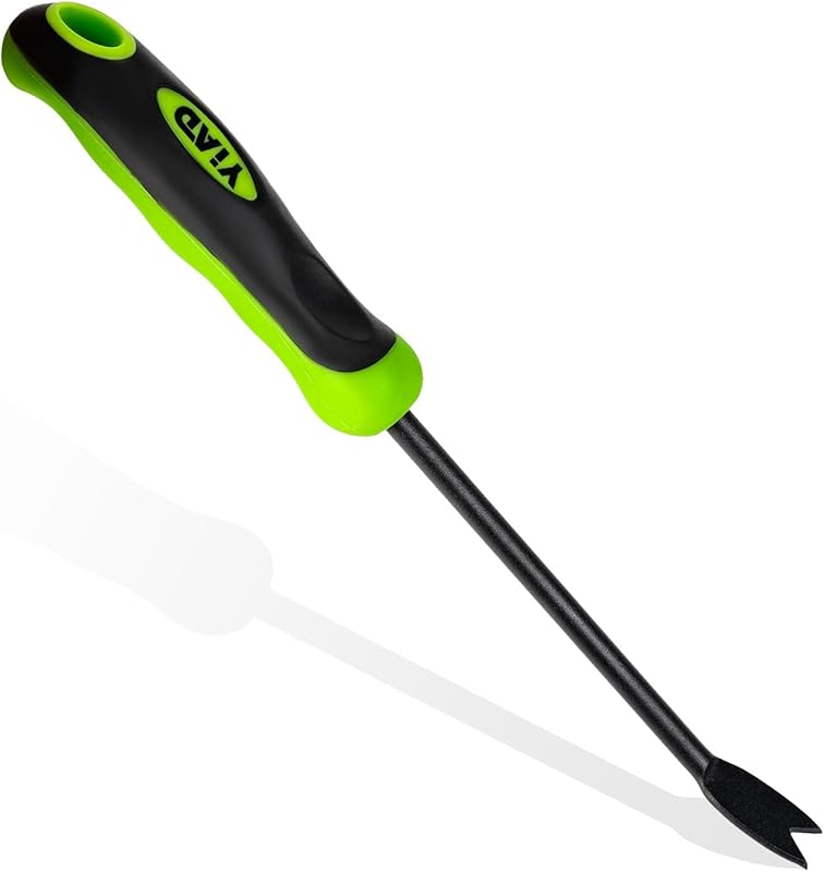 YIAD 13-Inch Heavy Duty Hand Weeder - Dual Tip Design, Rust-Resistant 