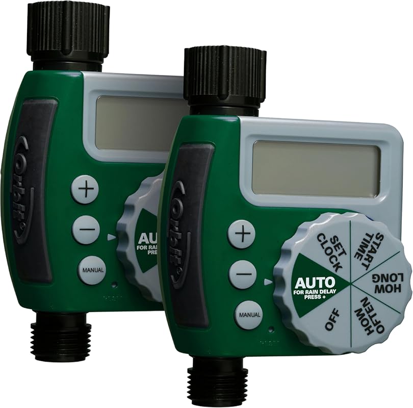 Orbit 62067 1-Outlet Programmable Digital Hose Watering Timer 2-Pack f
