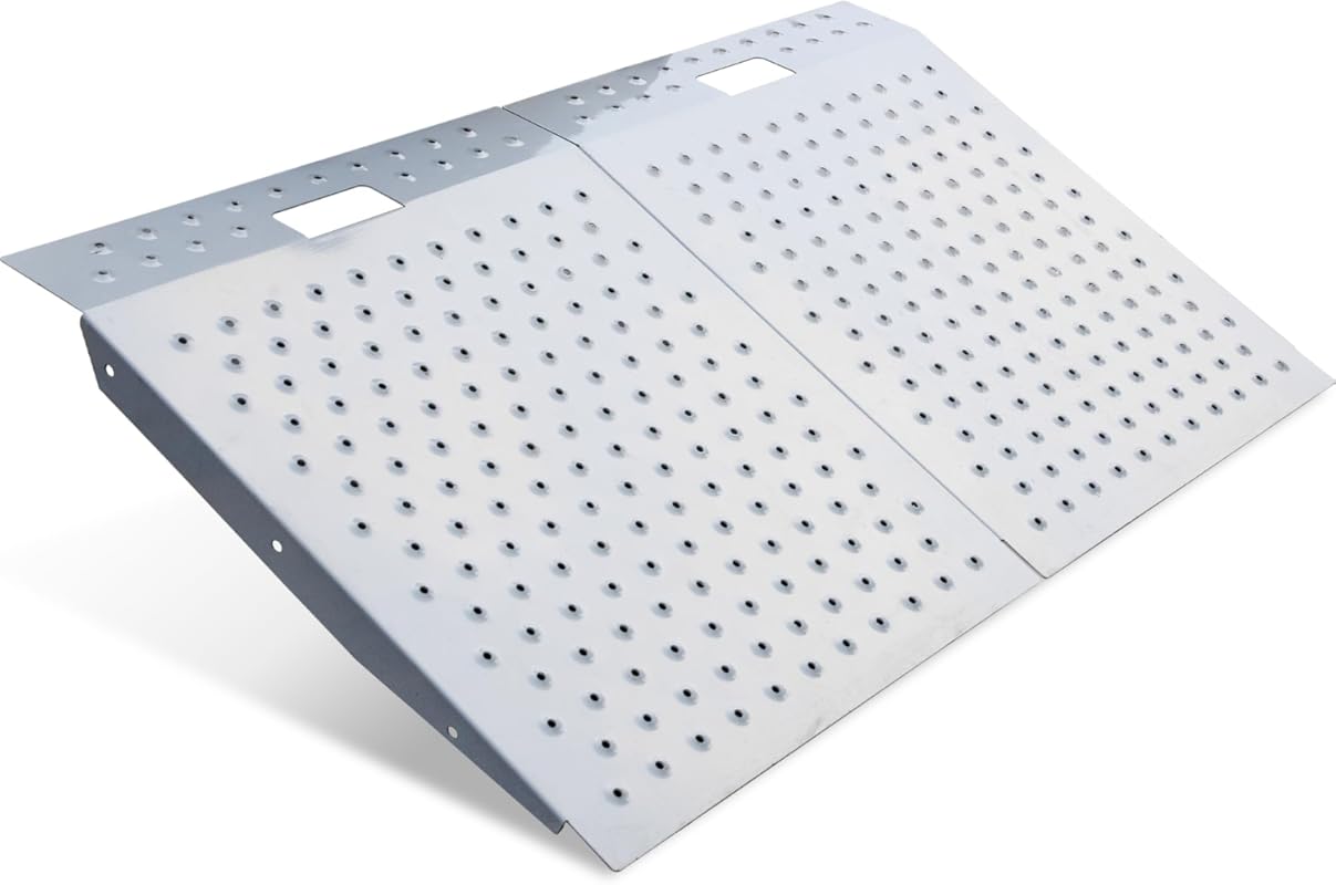 VNN 29x48 Shed Ramp - 1500 lb Anti-Slip for Riding Mowers, ATVs, Motor