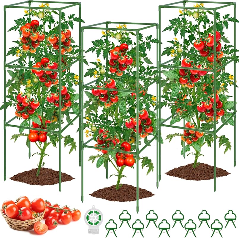 3-Pack Square Tomato Cages - 50