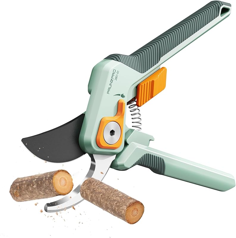PrunePro Bypass Hand Pruner - 1-Inch Cut Capacity, Sharp Stainless Ste