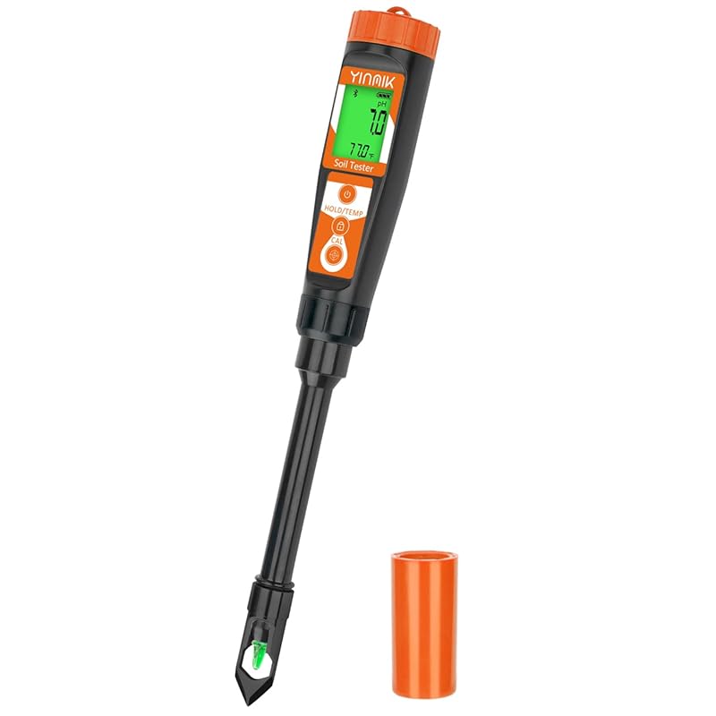 Digital Soil pH Meter for Soil and Water, Professional pH Reader Test 