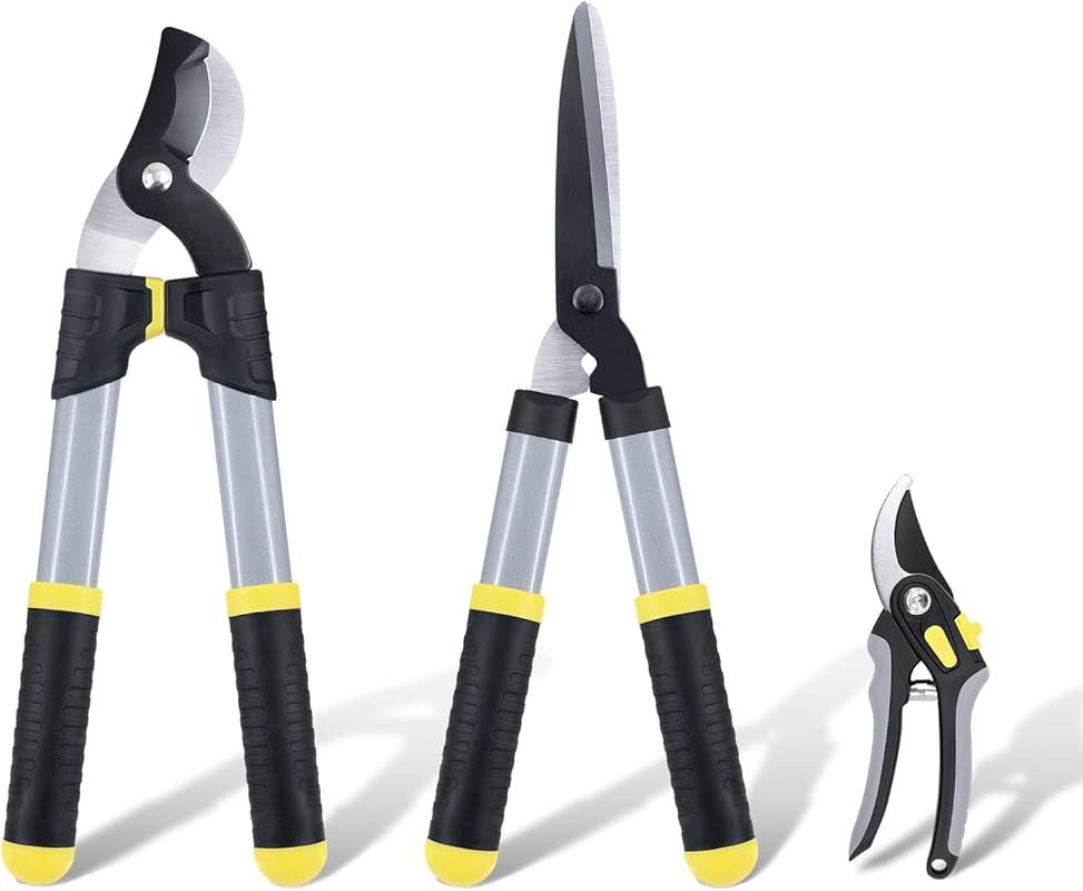 Colwelt Compact 3-Piece Garden Loppers Set Includes 17