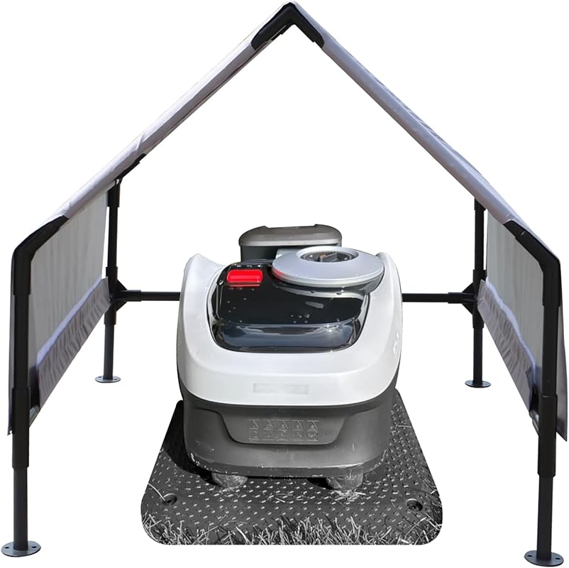 Robot Mower Garage Cover - Wire-Free, Waterproof, UV-Proof Polyester O