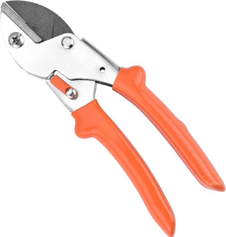 Garden Shears with Orange Handles, Stainless Steel Blade Clippers for 