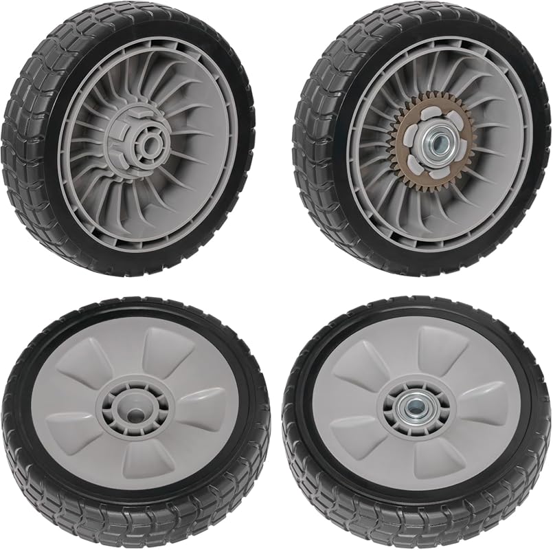 Honda HRR216 8-Inch Wheels Set - 4 Pack: 2 Rear 42710-VE2-M02ZE & 2 Fr