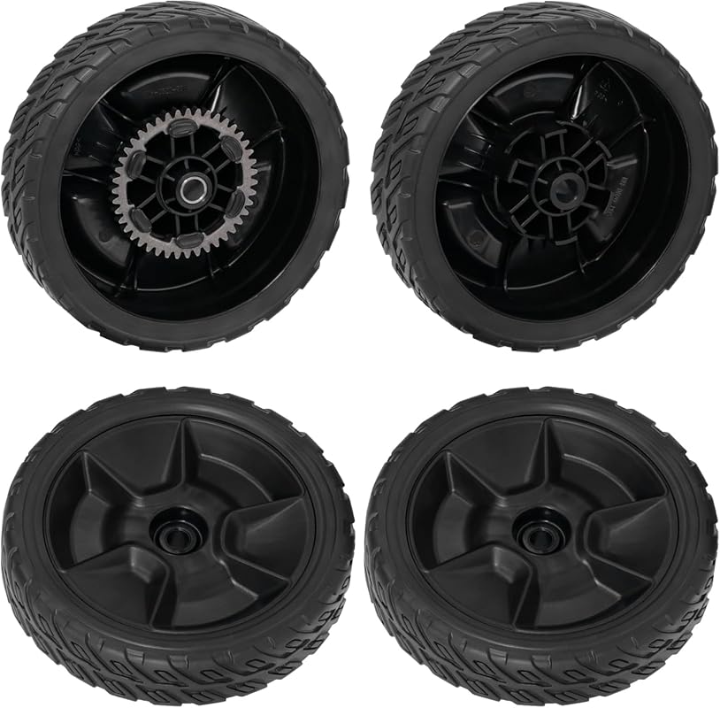 Honda HRN216 Lawn Mower Wheel Kit - 4-Pack with 2 Rear Wheels (42710-V
