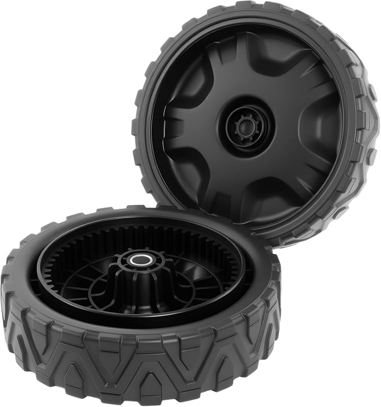 8-Inch Lawn Mower Wheel Replacement #634-05040 - 2-Pack Compatible wit