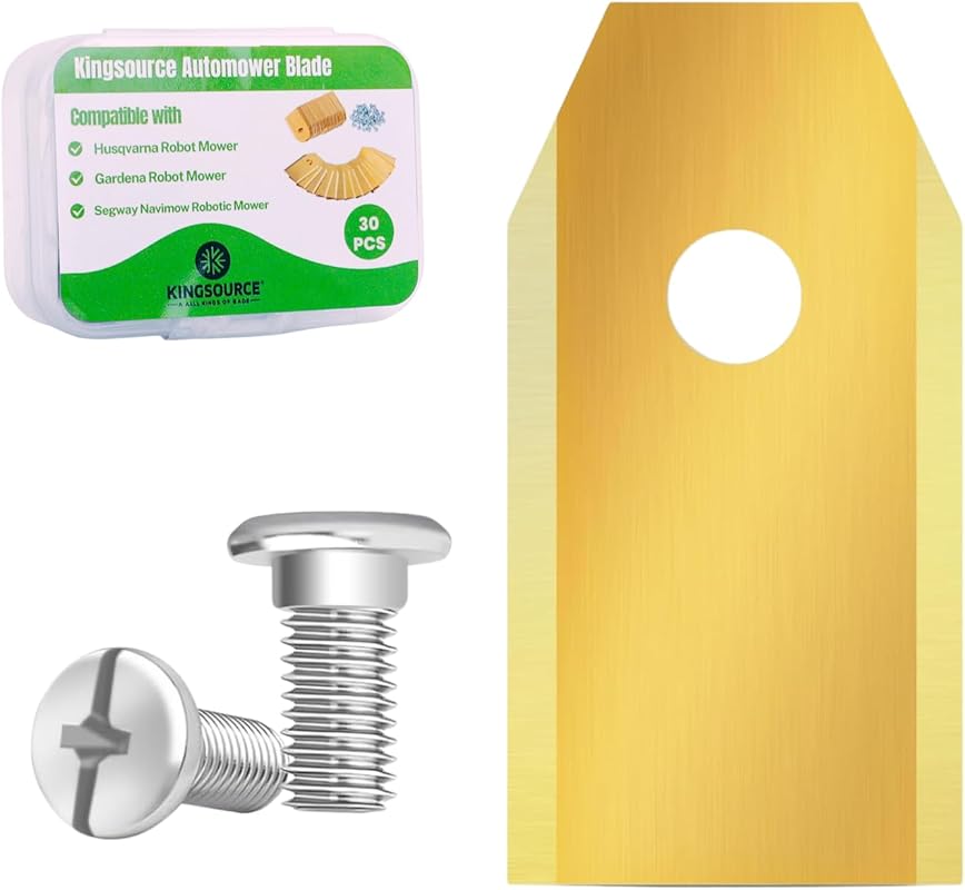 30-Pack Titanium Coated Replacement Blades for Husqvarna Automower Gar