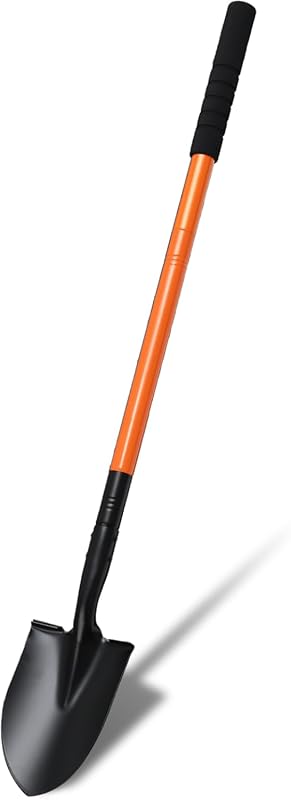 43.3-Inch Durable Metal Small Garden Shovel for Gardening, Digging, Ca
