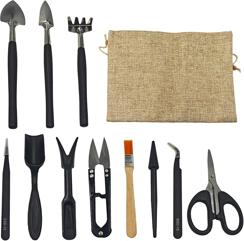 13-Piece Succulent Tools Mini Garden Kit with Pruning Shears, Scissors