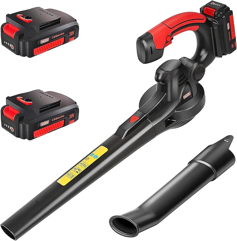 MZK Cordless 20V Leaf Blower Includes 2Ah Battery & Charger, Lightweig