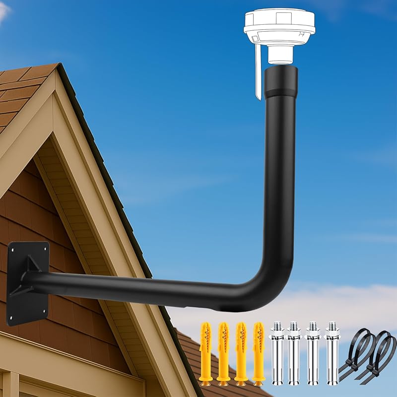 Heavy-Duty RTK Antenna Wall Mount for Mammotion Luba 2 AWD & Yuka Mode